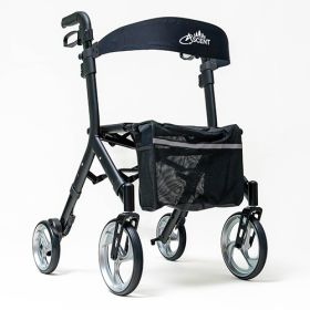 Ascent Euro-Style Rollator Textured Black