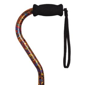 Offset Handle Aluminum Cane Color Paisley         (Each)