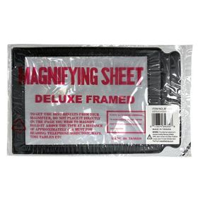 Magnifier Full Page Reading Fresnel 7 x10  w/Border