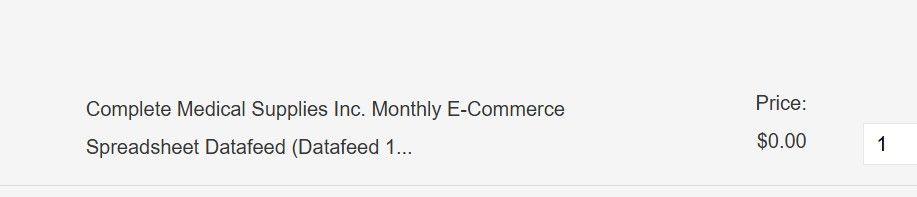 E-Commerce Datafeed Yearly