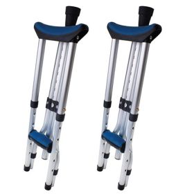Carex Folding Crutches  Pair Universal Size