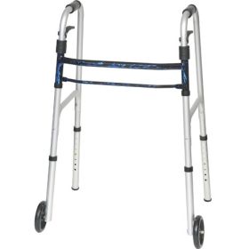 ProBasics Sure Lever Release Folding Walker  Blue Flame
