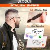 Adjustable Glasses Strap M 13 inch 3 Pcs Eyeglasses Strap Holders No Tail Sunglasses Strap for Men Women Eye Glasses Holders Around Head or Neck Glass