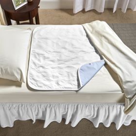 SleepDri Budget Reuse Quilted Underpad  34  x 36  w/o Flaps (Option: 23 x 36 Each Blue)